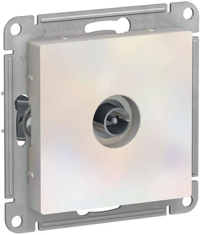 Розетка телевизионная TV AtlasDesign коннектор механизм жемчуж. SE ATN000493