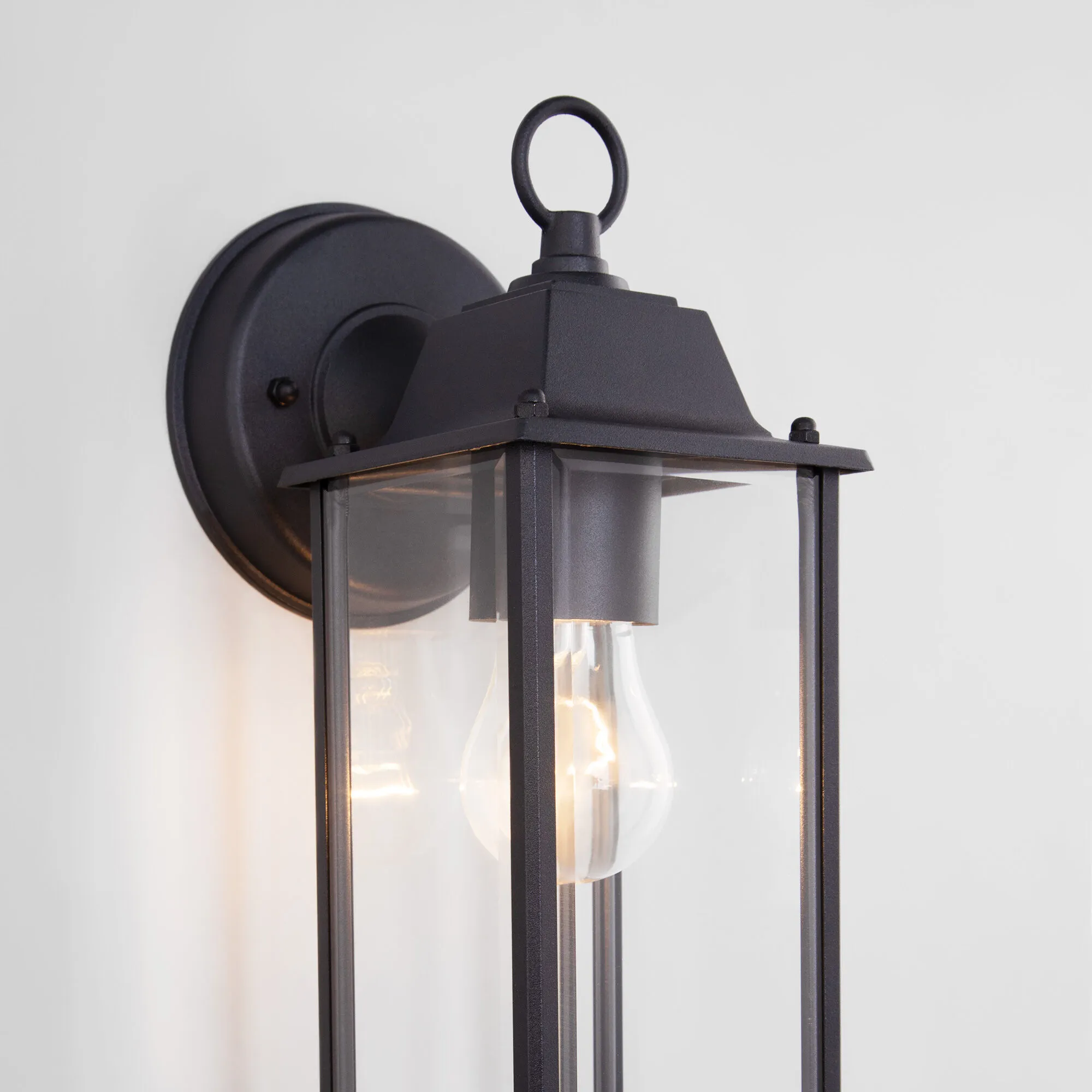 Светильник уличный настенный Brick черный GL 1008D Elektrostandard - Фото 4