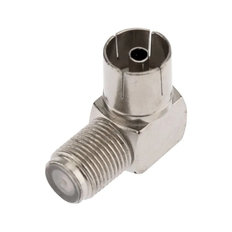 Переходник антенный, (гнездо F - гнездо TV), угловой (5шт) (пакет) PROconnect - Фото 4