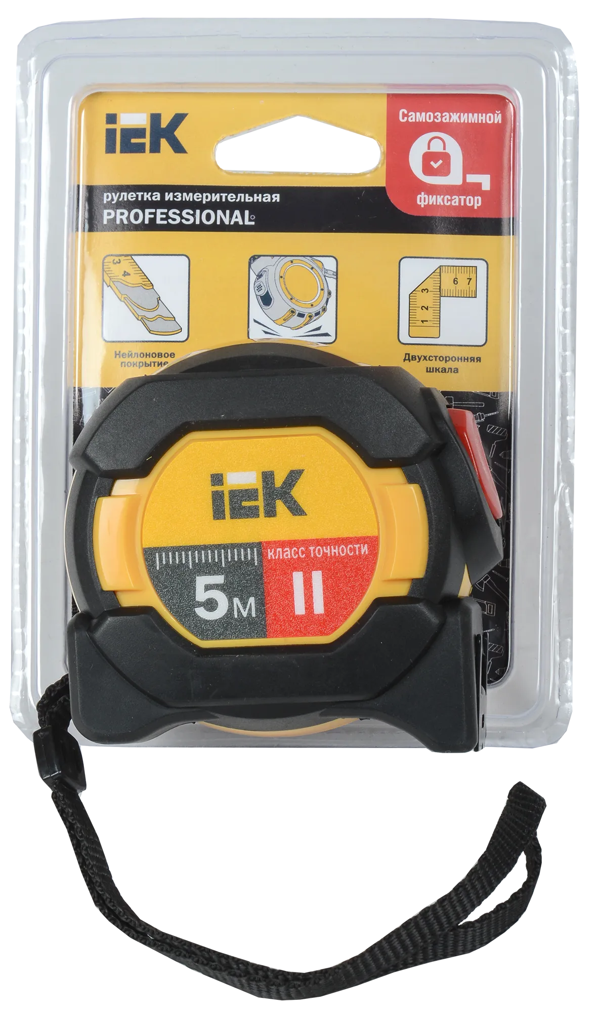 Рулетка измерительная PROFESSIONAL 5м IEK - Фото 3