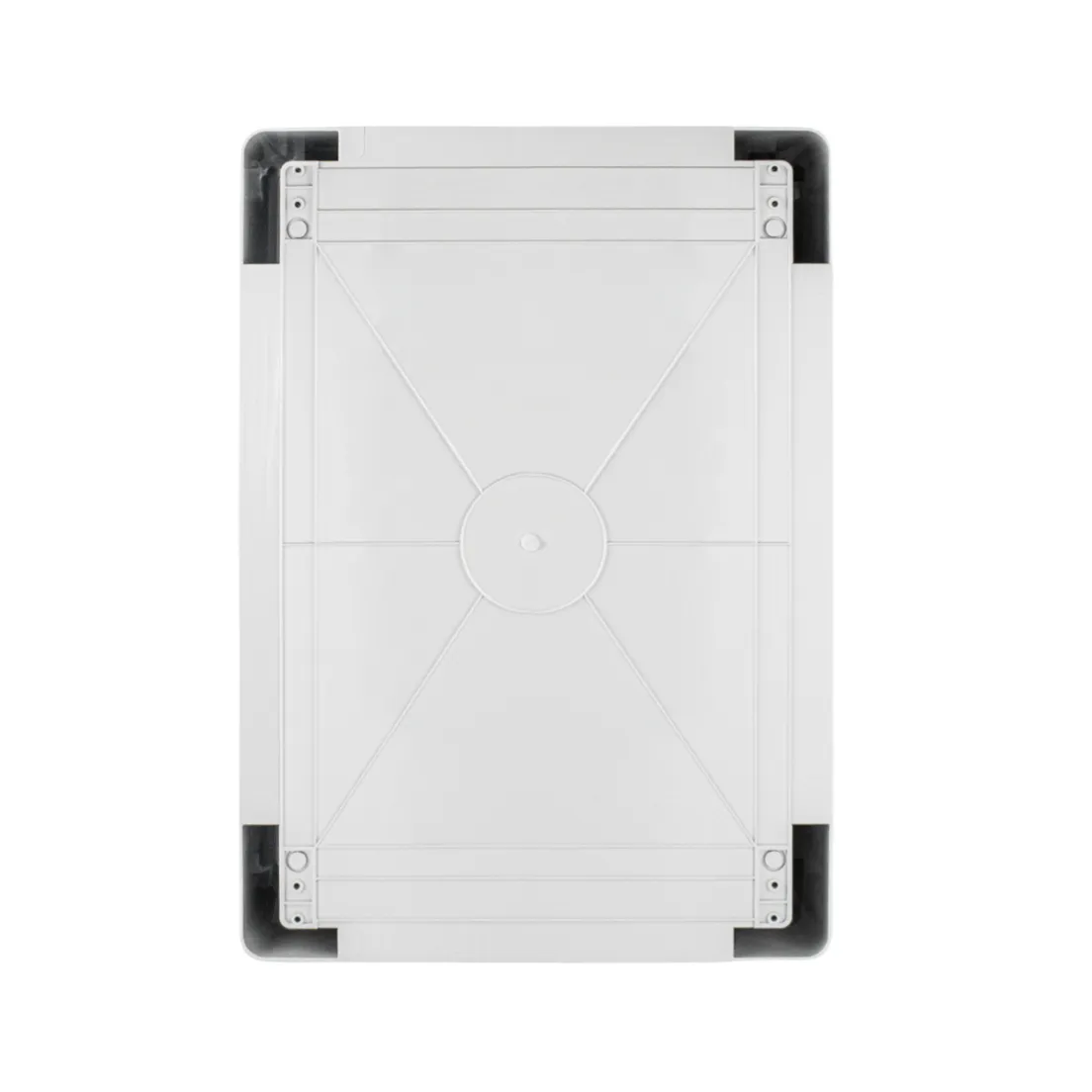 Корпус пластиковый КМПн-68 (4х17) 400х600х200 серая непрозрачная дверь IP65 DEKRON - Фото 5