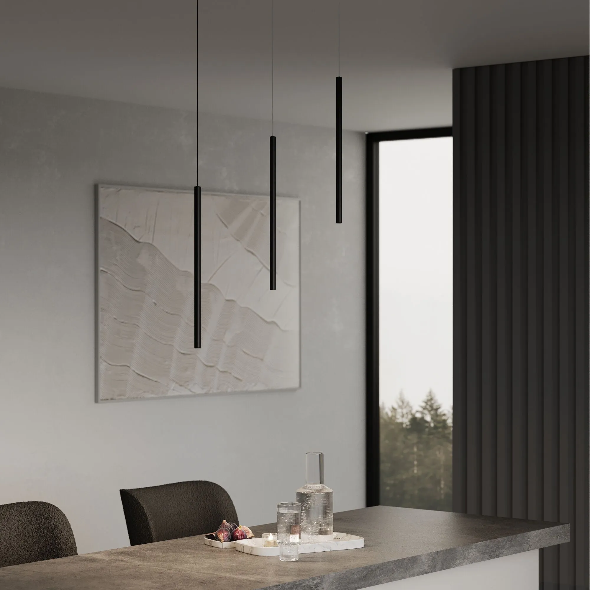 Подвесной светодиодный светильник Flinn 4W 4000К черный - Фото 5