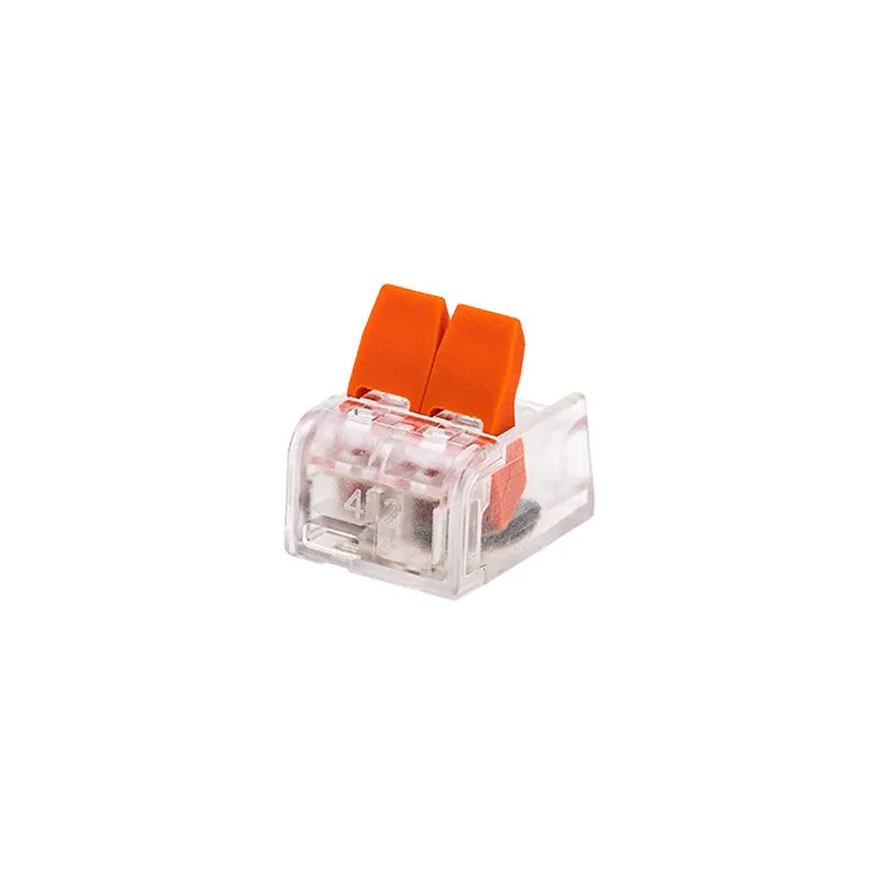 Универсальная компактная клемма СМК 221-412, 2-проводная до 4,0 мм² (блистер 5 шт./уп.) REXANT - Фото 3