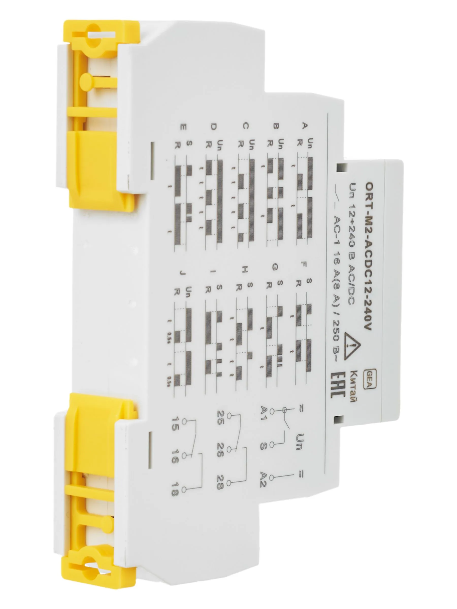 Реле времени ORT многофункциональное 2 контакта 12-240В AC/DC IEK - Фото 6