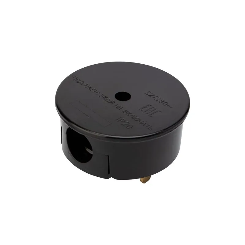 Вилка ВШ для электрической плиты 32А, 380В, 3Р+РЕ (ОУ) черная REXANT - Фото 4