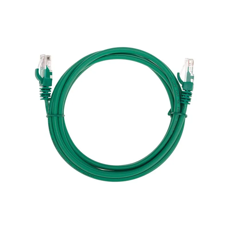 Патч-корд U/UTP, CAT 5e, RJ45-RJ45, 26AWG, LSZH, зеленый, 2м REXANT 02-0106-2