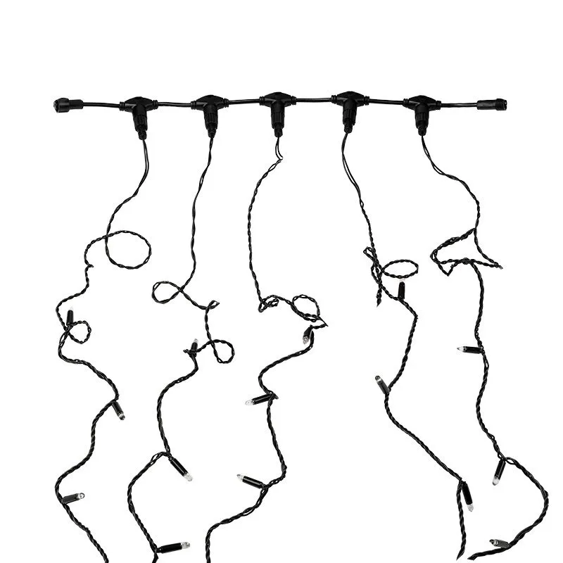 Гирлянда LED ClipLight 24V, 5 нитей по 20 метров, цвет диодов Синий - Фото 3