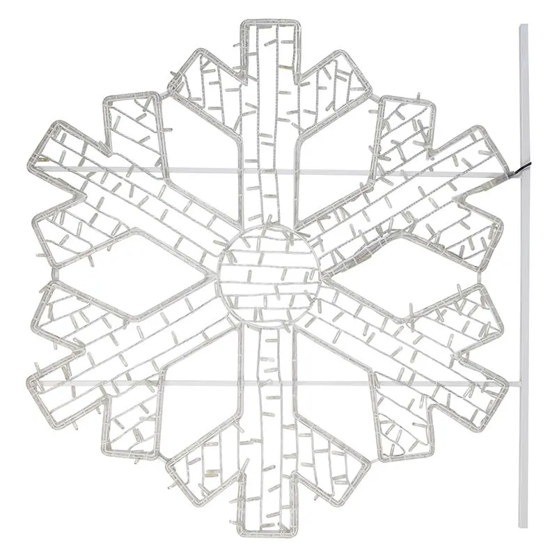 Фигура световая Снежинка 125х120 см, 200 LED, IP65, цвет свечения белый NEON-NIGHT - Фото 2