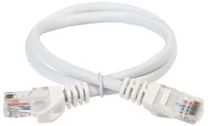 ITK Коммутационный шнур (патч-корд) кат.5E UTP LSZH 5м белый PC08-C5EUL-5M