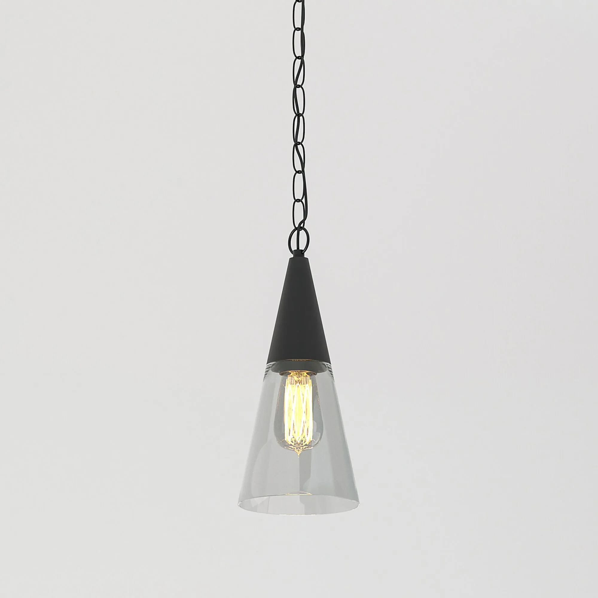 Светильник садово-парковый со стеклянным плафоном Vesto 35171/H черный - Фото 4