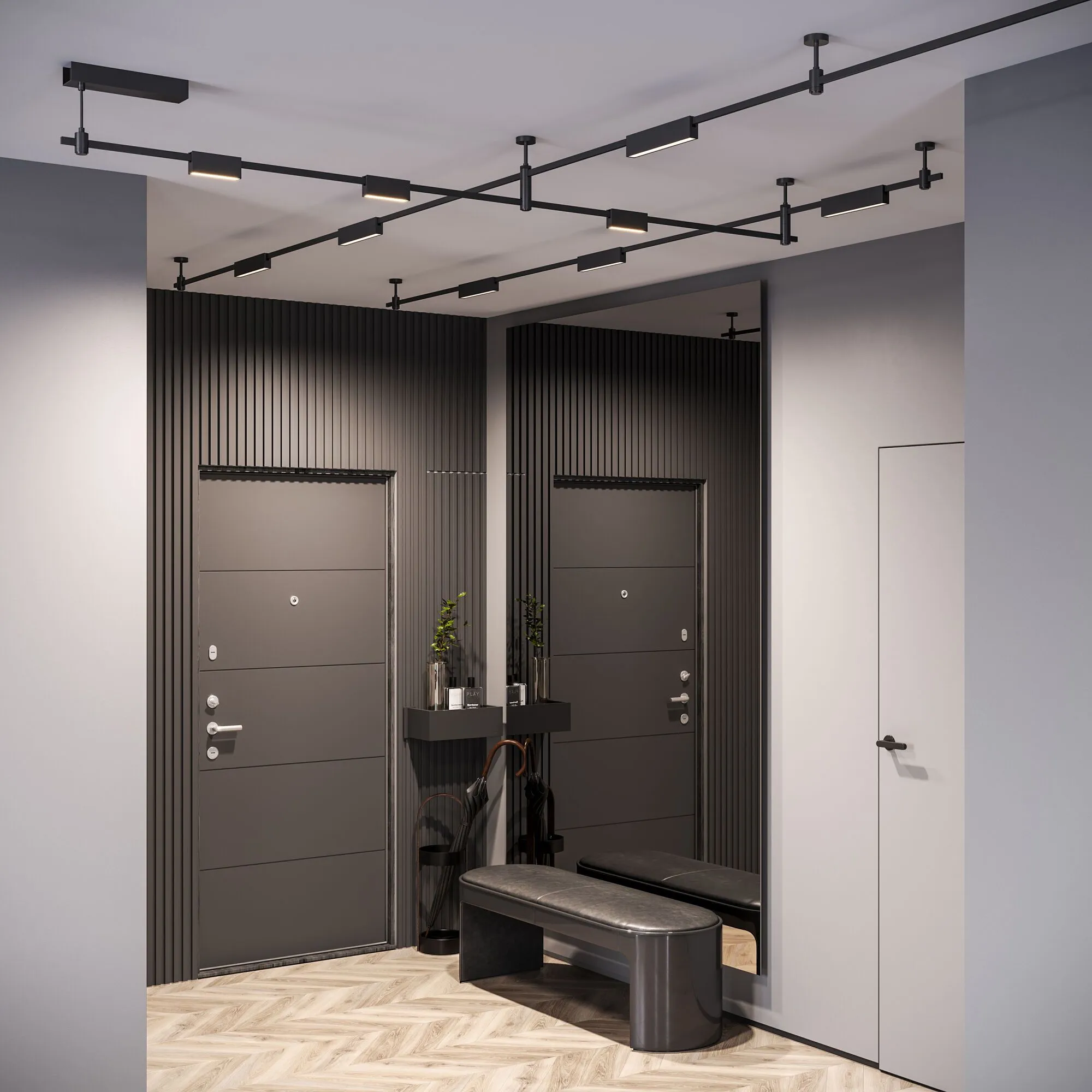 Esthetic Magnetic Трековый светильник 12W 3000K (чёрный) 85123/01 - Фото 4