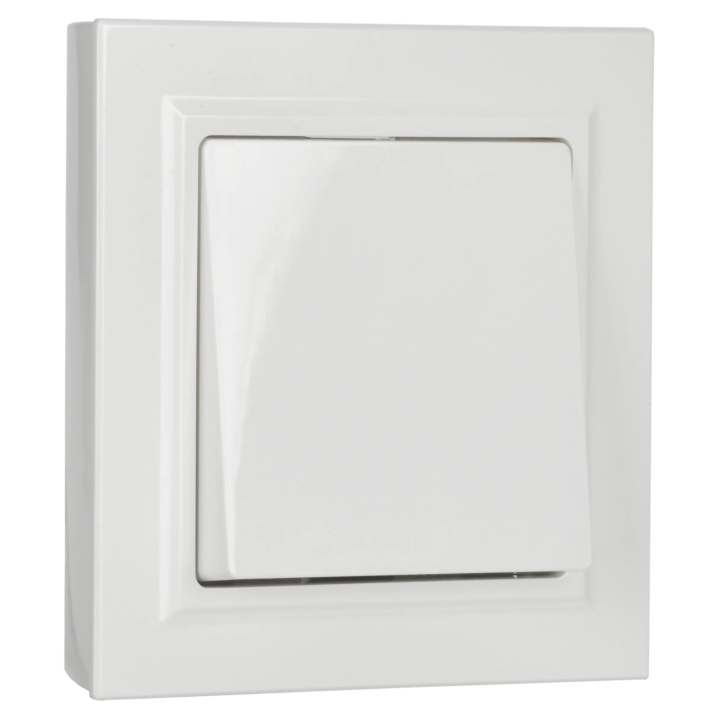 BRITE Выключатель 1-клавишный 10А в сборе ВСР10-1-0-БрБ белый IEK - Фото 4