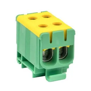 Клемма двойная КСВ 16-50 желто-зеленая EKF plc-kvs2-16-50-y-green