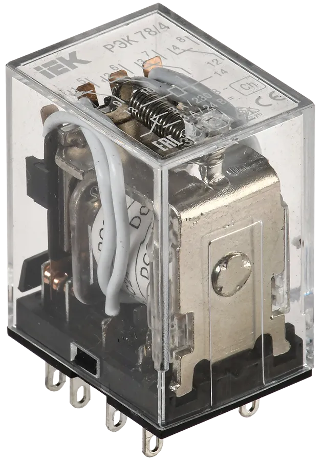 Реле РЭК78/4(MY4) 3А 24В DC IEK