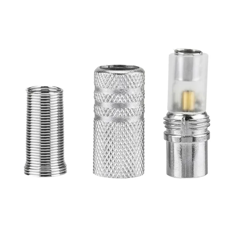 Разъем антенный, штекер TV с пружиной, RG-6, 1 шт. REXANT - Фото 2