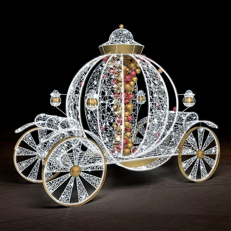 Декоративная декорация Карета из сказки 230 см (перед отгрузкой уточнить транспортировочные данные) 501-406