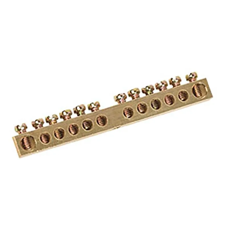 Шина PEN «земля-ноль» 6х9мм 12/1 (12 групп/крепеж по центру) REXANT