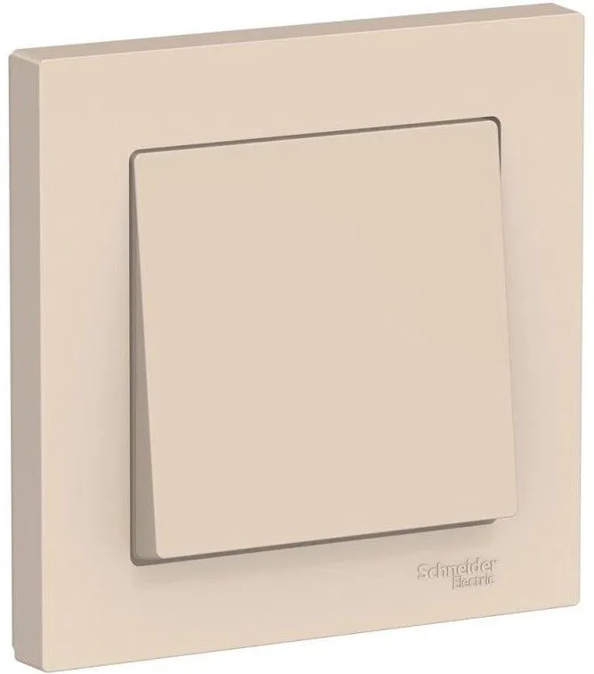 Выключатель 1-кл. СП AtlasDesign 10А IP20 (сх. 1) 10AX в сборе беж. SE ATN000212