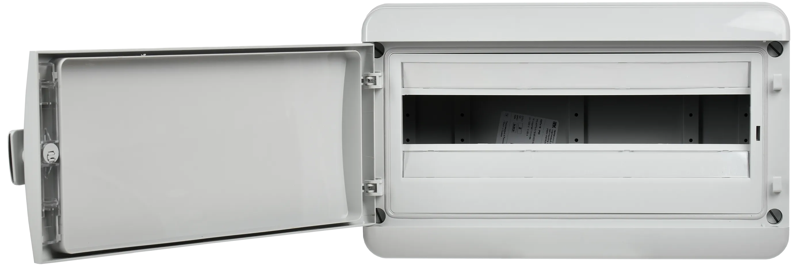 TEKFOR Корпус пластиковый КМПн-18 IP65 серая непрозрачная дверь IEK - Фото 5