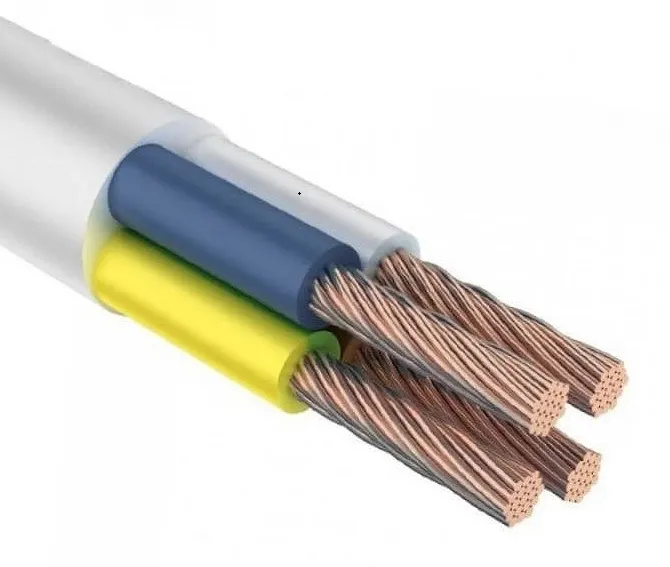 Провод ПВС 4х1,5 бел (100м)