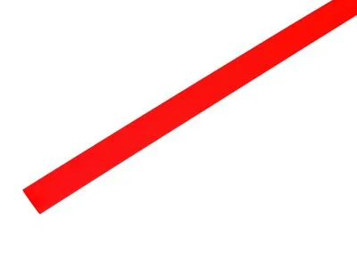 Трубка термоусаживаемая ТУТ нг 9,0/4,5мм, красная, упаковка 50 шт. по 1м REXANT 20-9004