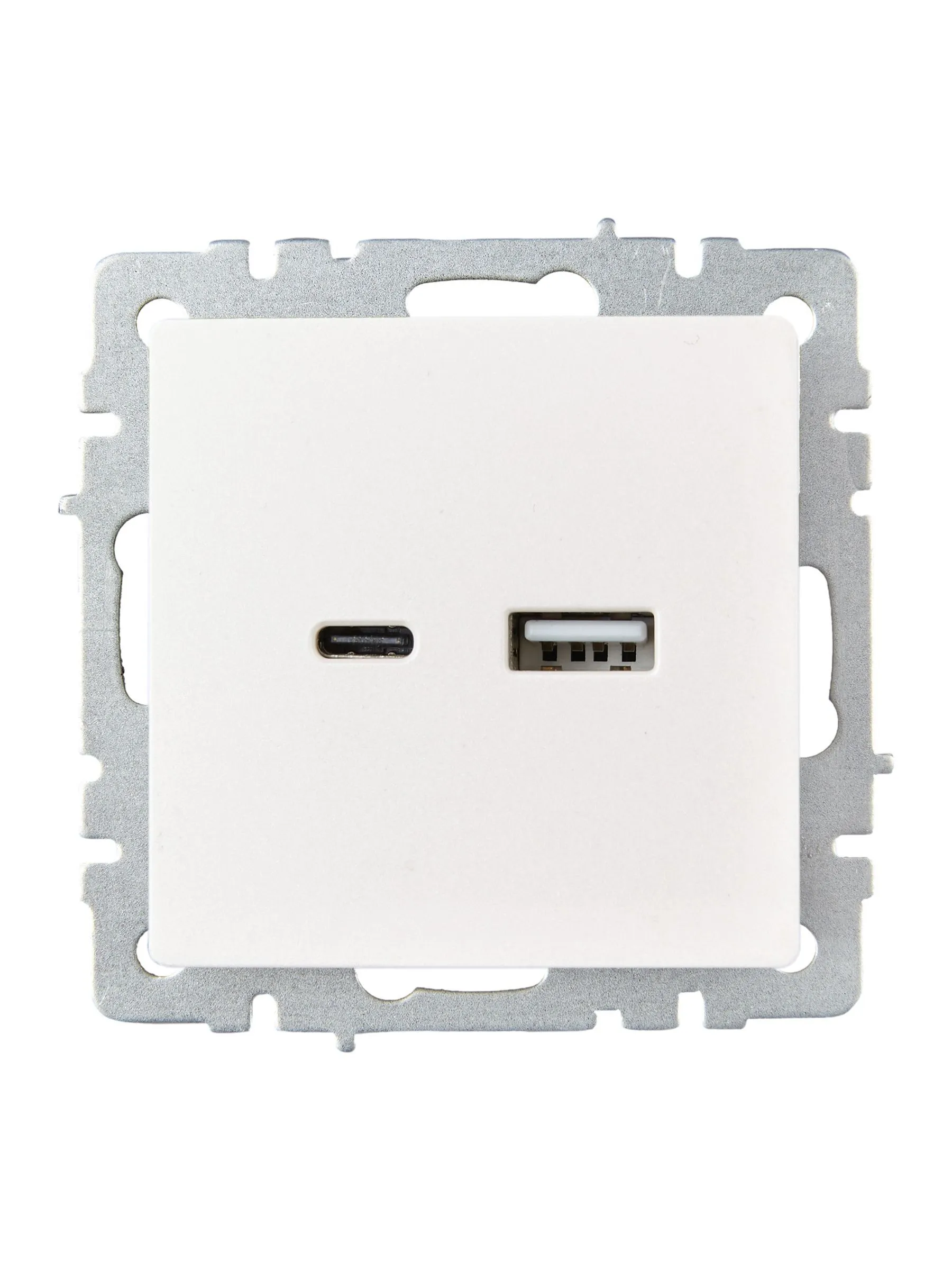 BRITE Розетка USB A+C 18Вт РЮ11-1-БрЖ жемчуг IEK - Фото 8