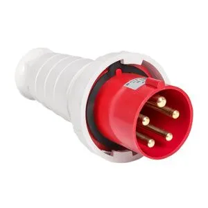 Вилка перенос. 035 3Р+РЕ+N 63А 380В IP67 EKF ps-035-63-380