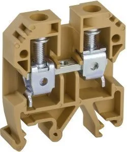 Клемма винтовая КВИ-10мм2 желтая IEK YZN30-010-K05