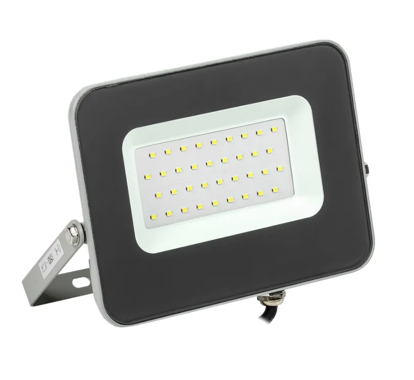 Прожектор светодиодный СДО 07-30 IP65 серый IEK