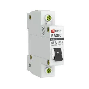 Выкл. нагрузки 1P 63А ВН-29 Basic SL29-1-63-bas