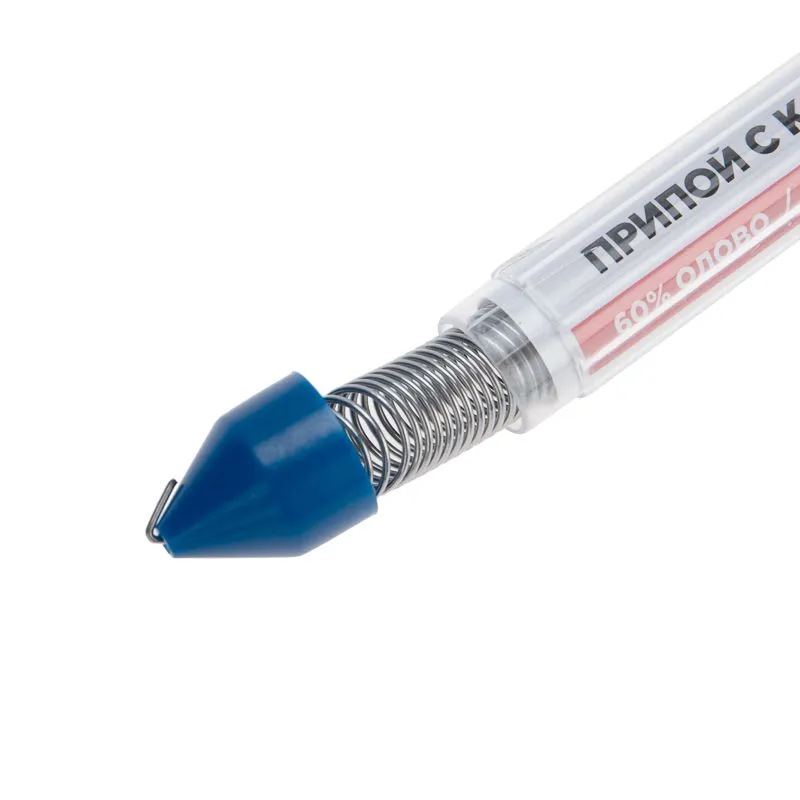 Припой с канифолью, 20г, Ø1мм, (олово 60%, свинец 40%), колба-карандаш REXANT - Фото 4