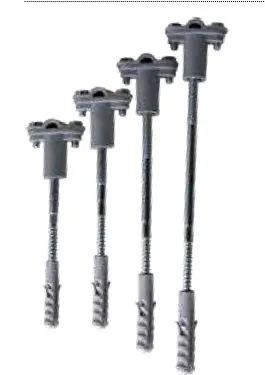 Держатель фасадный пластиковый скручиваемый