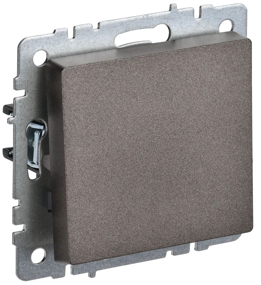 BRITE Выключатель 1-клавишный 10А ВС10-1-0-БрТБ темная бронза IEK BR-V10-0-10-K45