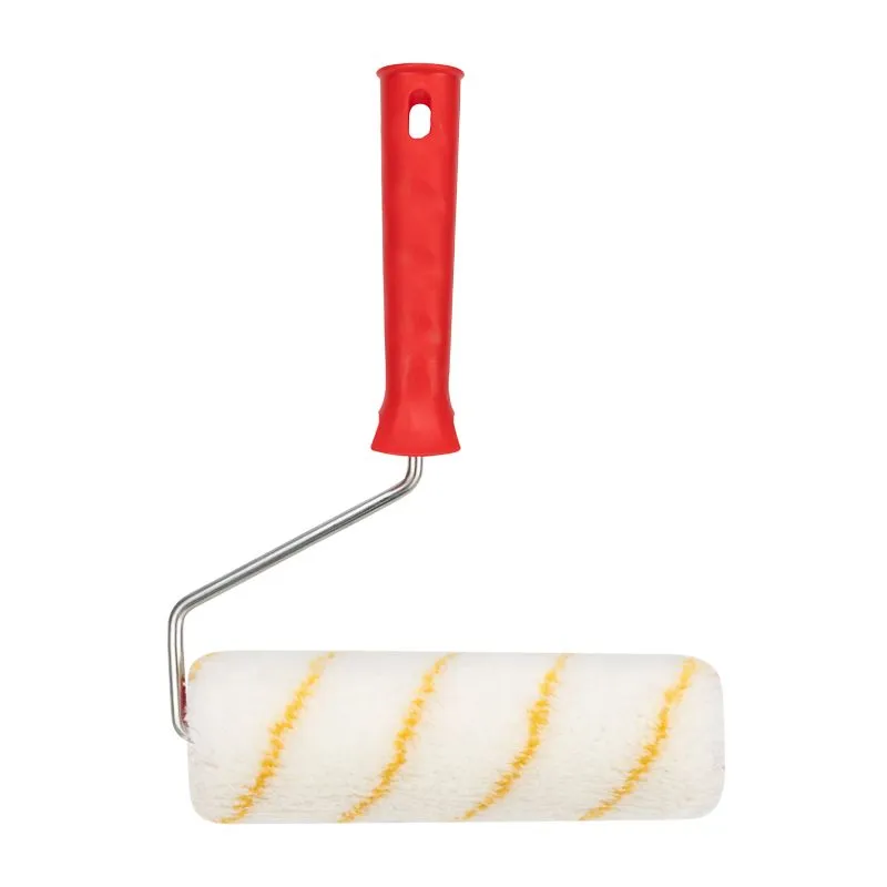 Валик полиамид белый с желтой полосой, ворс 11 мм, ширина ролика 180 мм, Ø 42 мм, бюгель 6 мм REXANT - Фото 5