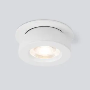 Встраиваемый точечный светодиодный светильник Pruno белый 8W 4200К (25080/LED) 25080/LED Elektrostan a060941