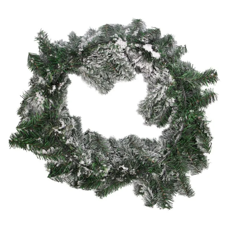 Заснеженный еловый венок NEON-NIGHT Ø 60 см, ПВХ - Фото 5