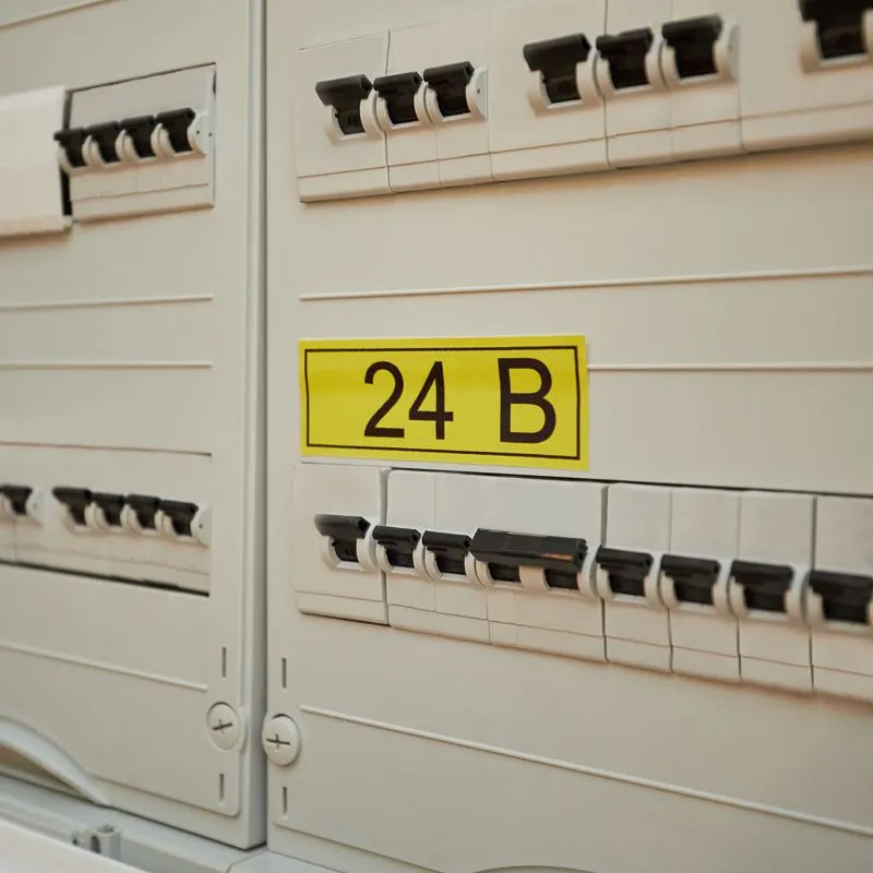 Наклейка знак электробезопасности «24 В» 35х100 мм REXANT (7 шт на листе) - Фото 2