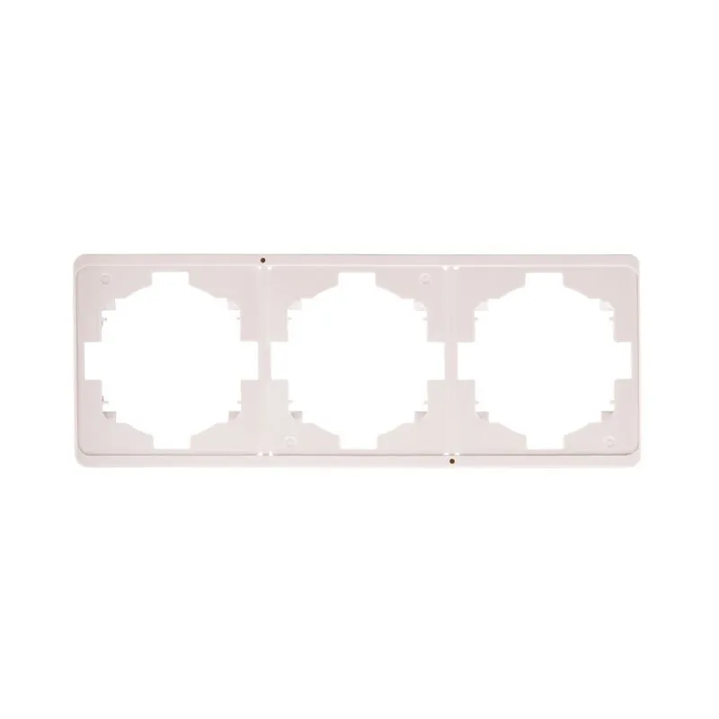 Рамка ROUND 3-постовая перламутр KRANZ - Фото 2