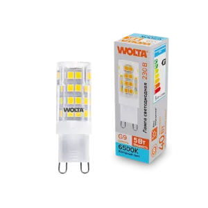 Светодиодная лампа WOLTA WSTD-JCD-5W6KG9-C 5Вт 6500K G9 WSTD-JCD-5W6KG9-C