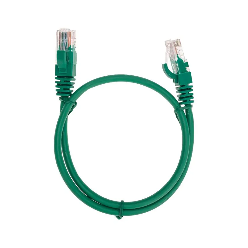 Патч-корд U/UTP, CAT 5e, RJ45-RJ45, 26AWG, LSZH, зеленый, 0,5м REXANT