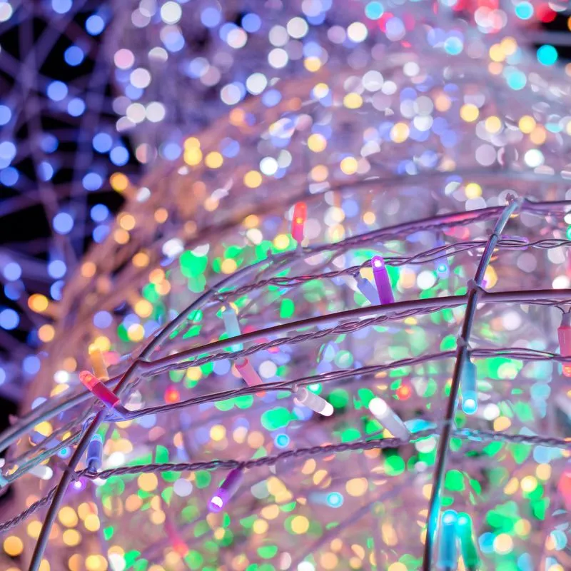 Гирлянда светодиодная Нить 10м 100 LED RGB прозрачный ПВХ IP65 свечение с динамикой 230В соединяется NEON-NIGHT нужен контроллер 245-908 - Фото 3