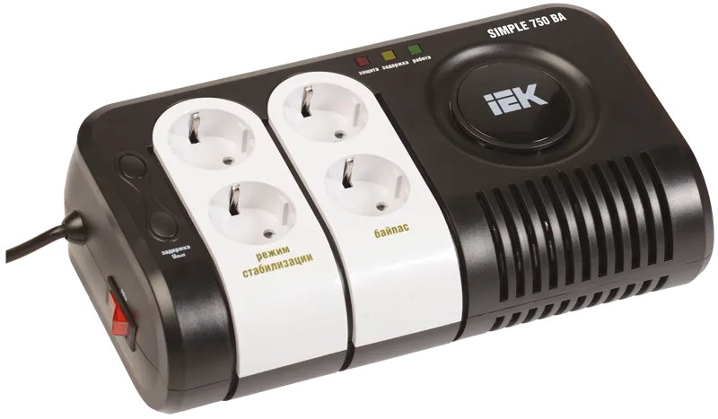 Стабилизатор напряжения серии Simple 0,75 кВА IEK