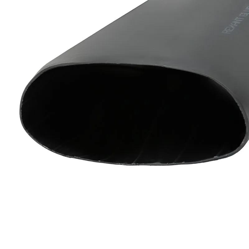 Трубка термоусаживаемая СТТК (3-4:1) среднестенная клеевая 160,0/50,0мм, черная, упаковка 1 шт. по 1м REXANT - Фото 2