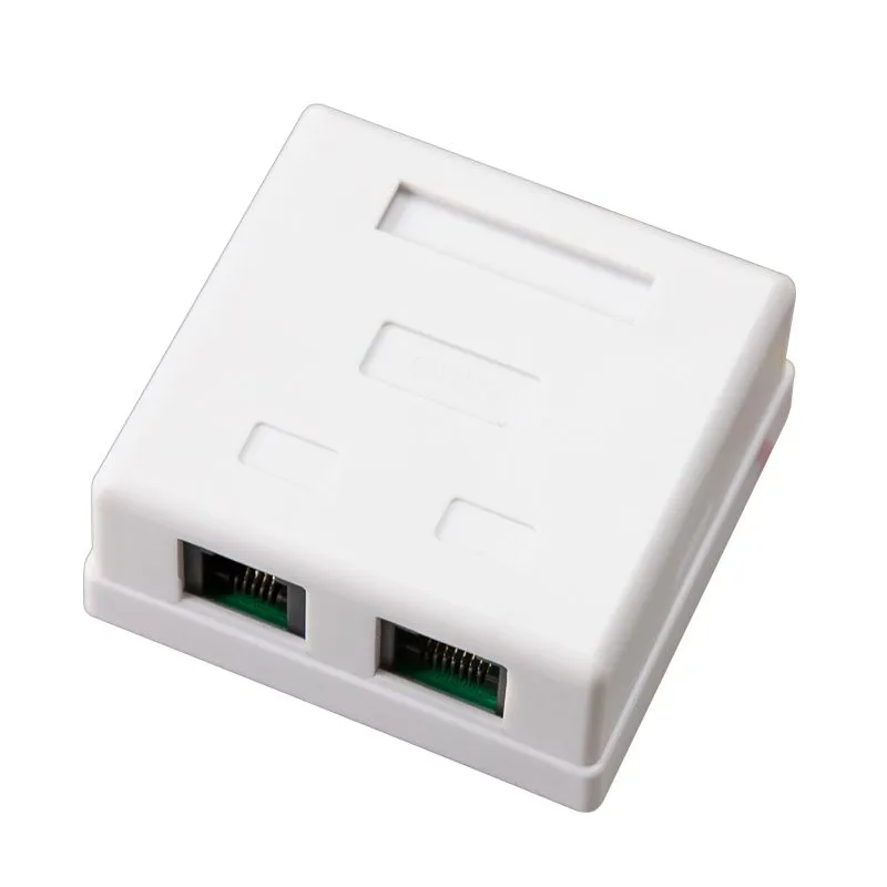 Розетка комбинированная внешняя, UTP RJ-45(8P8C) + RJ-11(6P-4C) REXANT