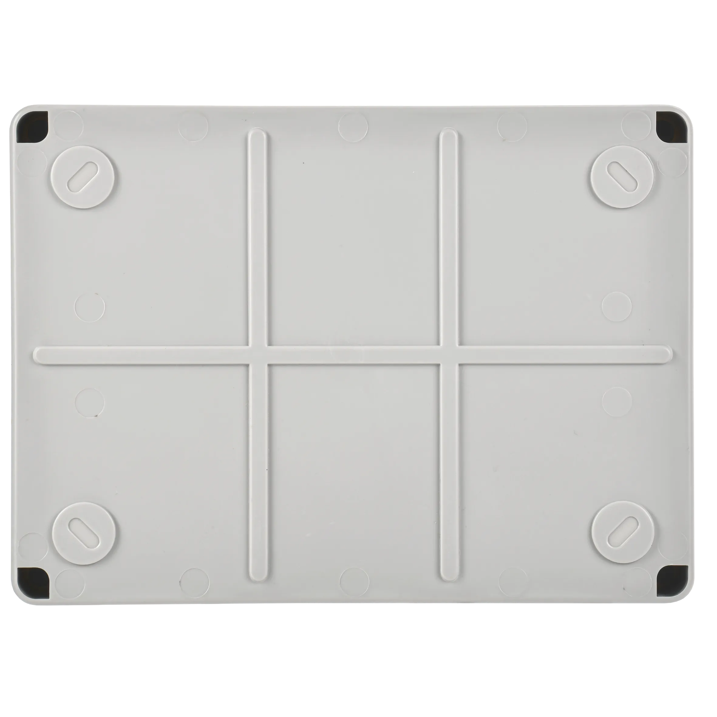 Коробка распаячная КМ41244 для открытой проводки безгалогенная (HF) 190х140х70мм IP55 10 гермовводов серая IEK - Фото 3