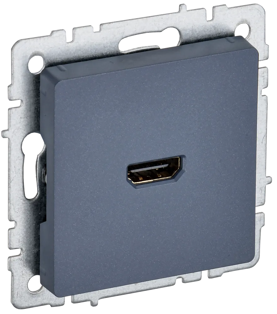 BRITE Розетка HDMI РHDMI-0-БрМ маренго IEK