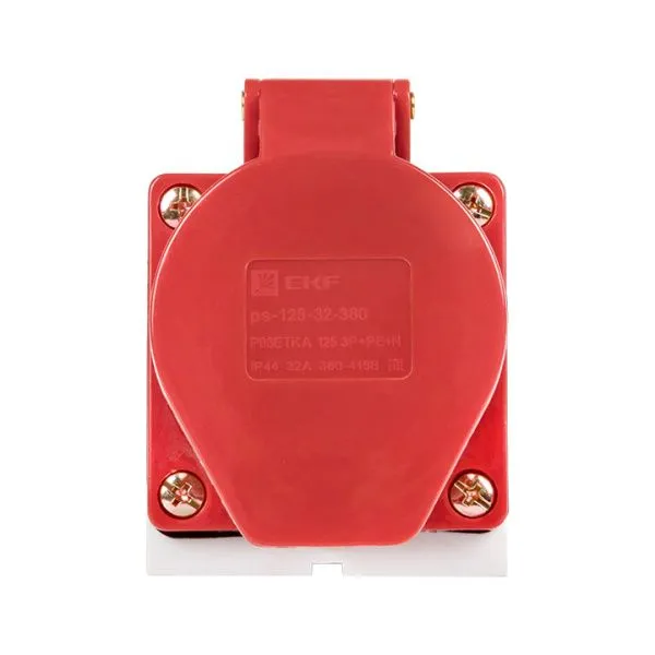 Роз. стац. наруж. 125 3Р+РЕ+N 32А 380В IP44 EKF - Фото 2