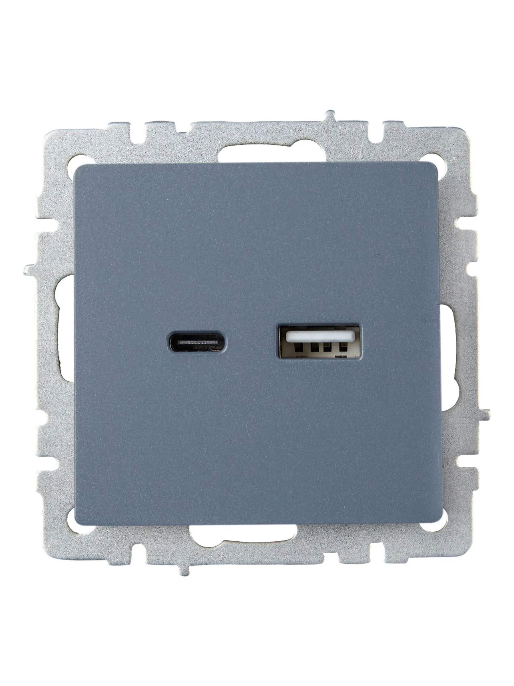 BRITE Розетка USB A+C 18Вт РЮ11-1-БрМ маренго IEK - Фото 2