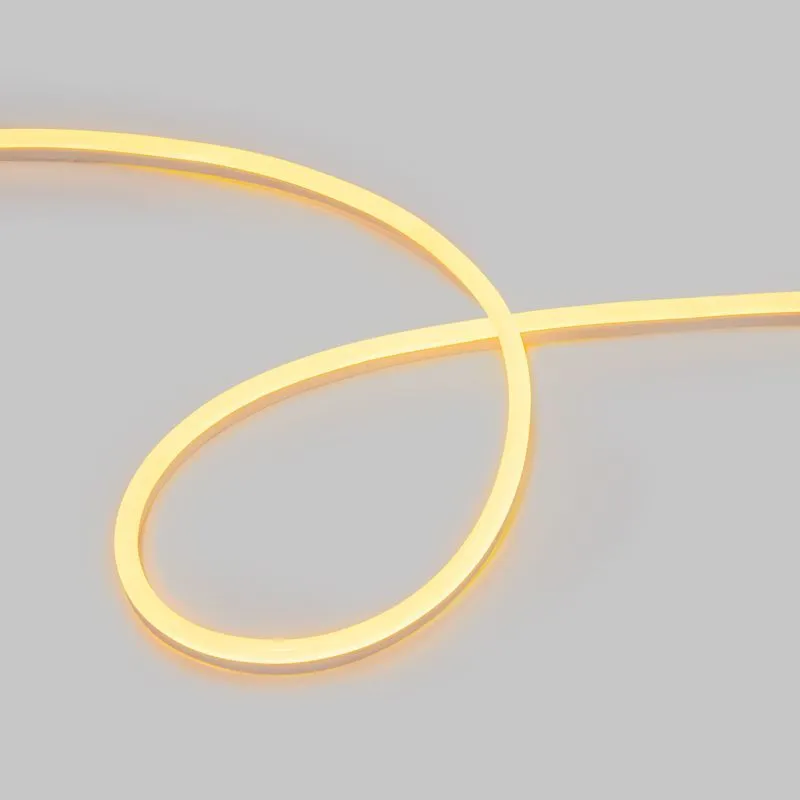 Гибкий Неон LED SMD 15х26 мм, ТЕПЛЫЙ БЕЛЫЙ, 120 LED/м, бухта 50м 131-056