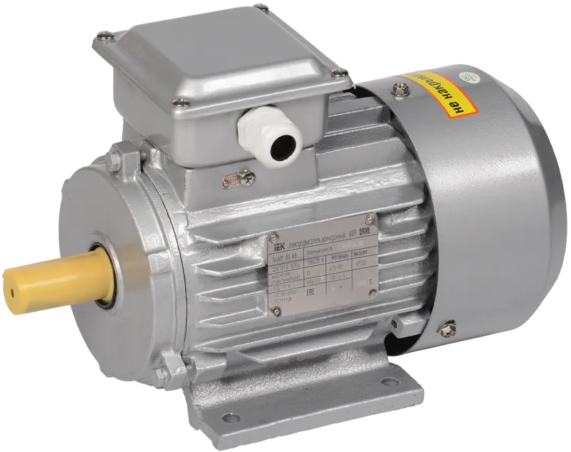 Электродвигатель асинхронный трехфазный АИР 80B2 380В 2,2кВт 3000об/мин 1081 DRIVE IEK